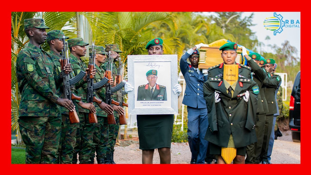 VIDEO: Uko umuhango wo guherekeza Amb. Col (Rtd) Joseph Karemera wagenze