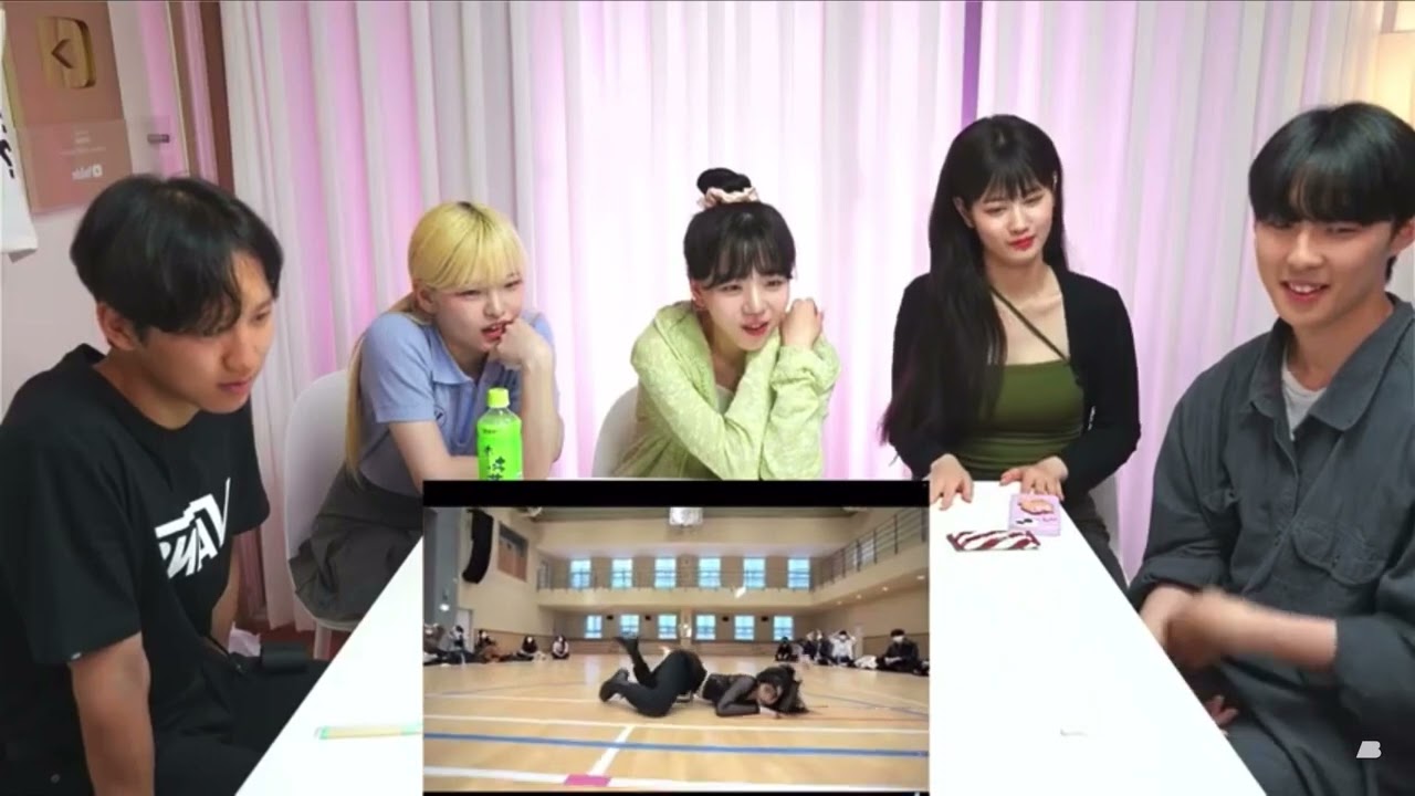 reaction for HyeRim choreography with HoJun, HyeRim, HaEun, Hazuki, GiHyun\ live moment