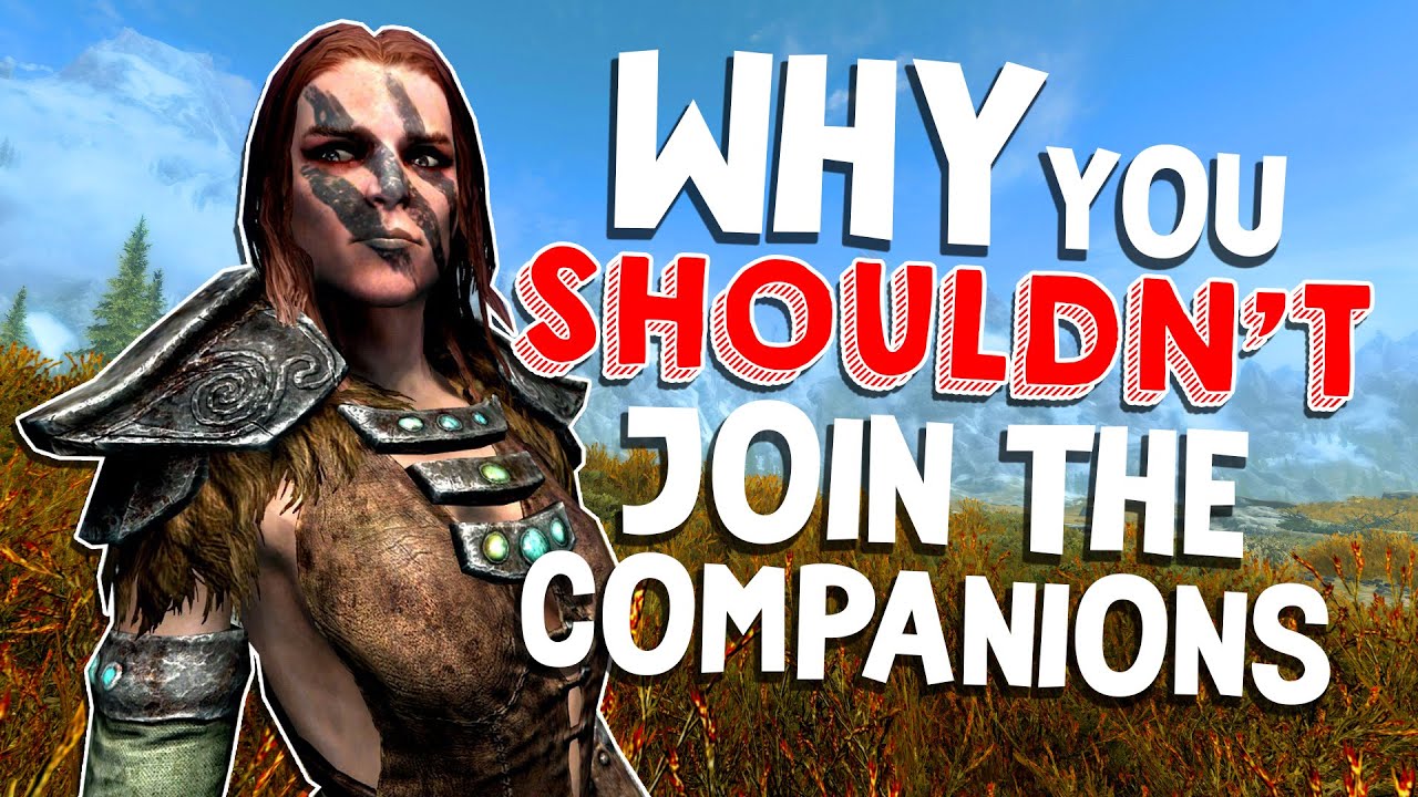 Why you SHOULDN'T join the Companions | Hardest Decisions in Skyrim | Elder Scrolls Lore