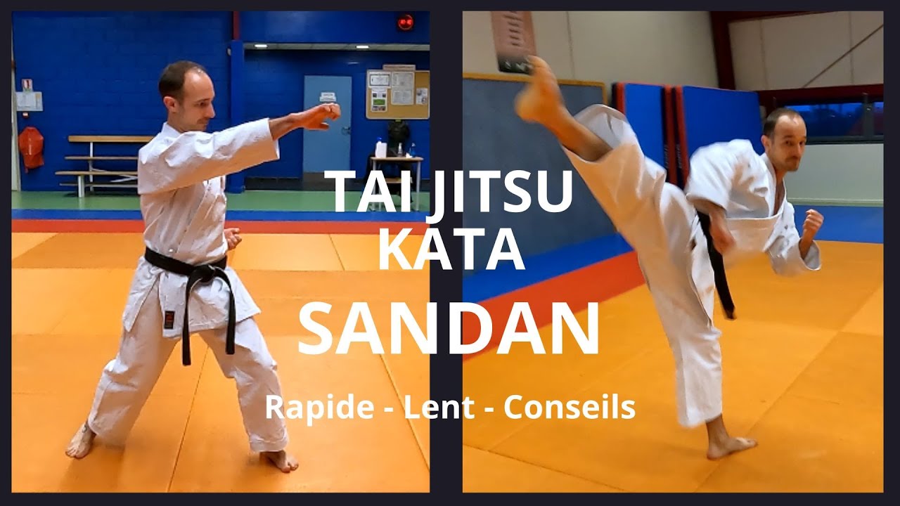 Tai Jitsu Kata SANDAN |Vitesse réelle, lente et des conseils pour TOUS les grades.