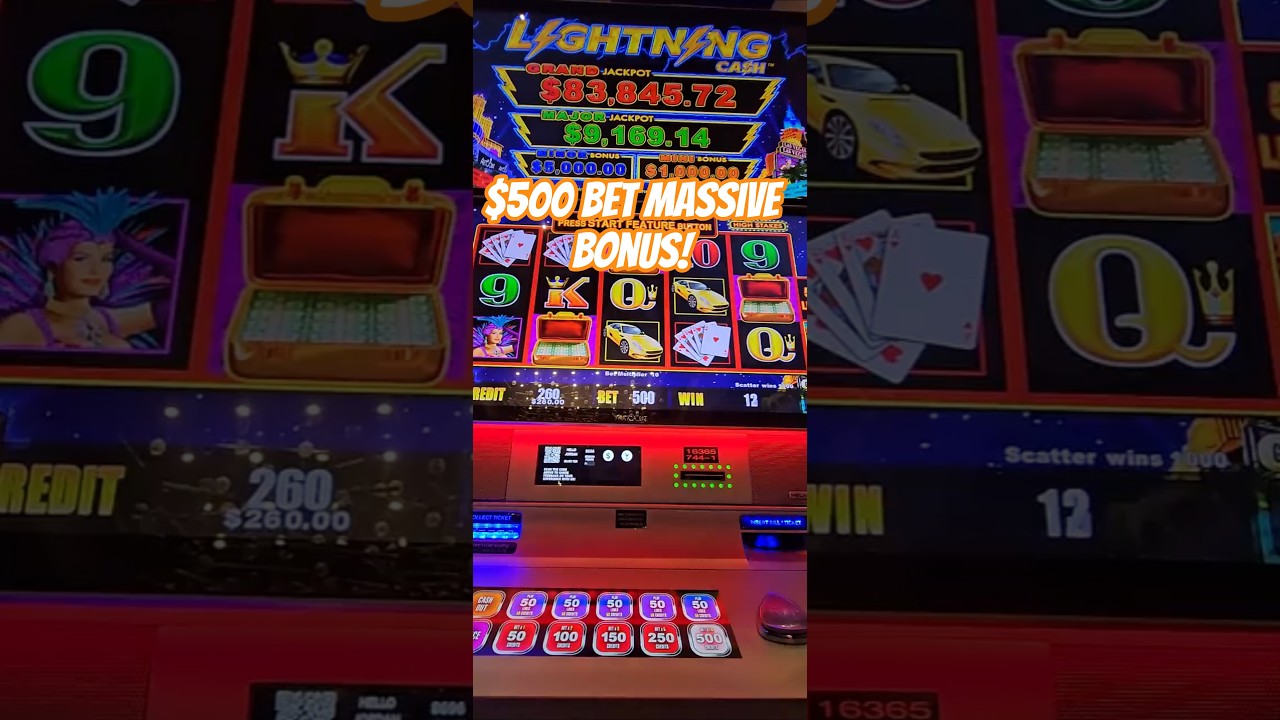 $500 Spin! LARGEST High Stakes Lightning Link Jackpot In YouTube History! #gambling  #slots