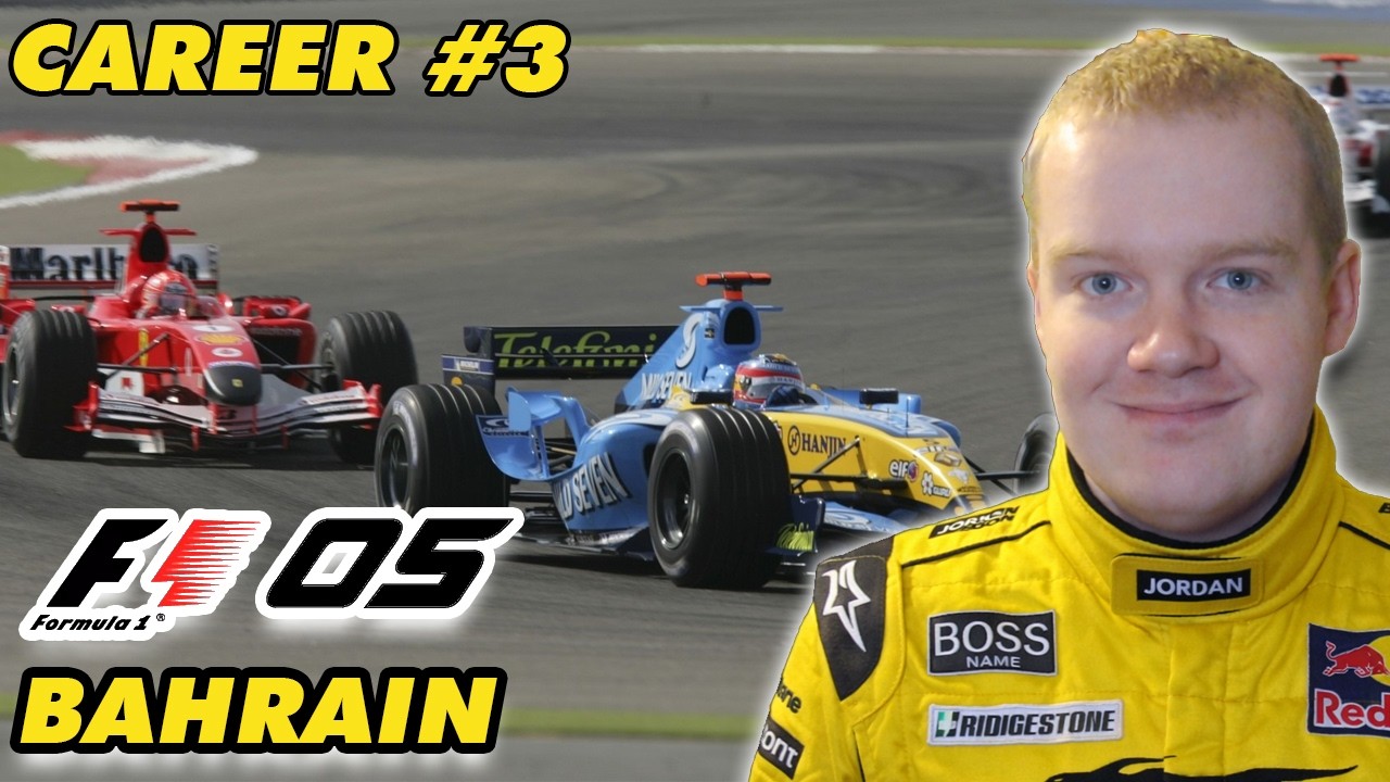 2005 Bahrain Grand Prix - F1 05 Jordan Career: Race 3 (PS2)