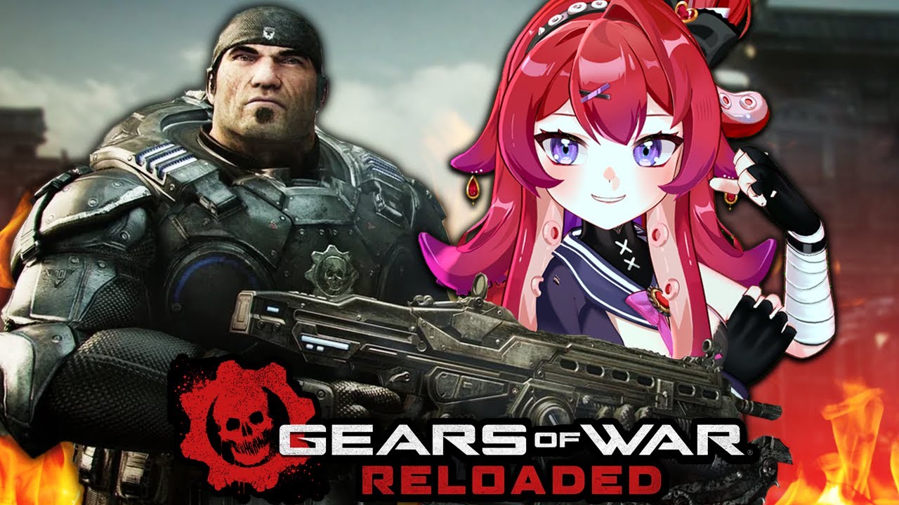 FIRST TIME PLAYING GEARS OF WAR!   | 【 GEARS OF WAR RELOADED  】