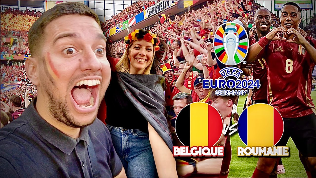 AU COEUR DE LA TRIBUNE DES SUPPORTERS BELGES A L'EURO 2024 (BELGIQUE VS ROUMANIE - VLOTCH 63)