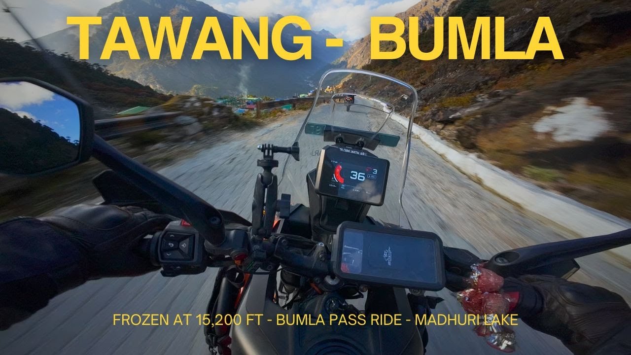 Tawang To Bumla Pass | Madhuri Lake | ktm adventure 250 performance @KTMIndia-ReadyToRace 