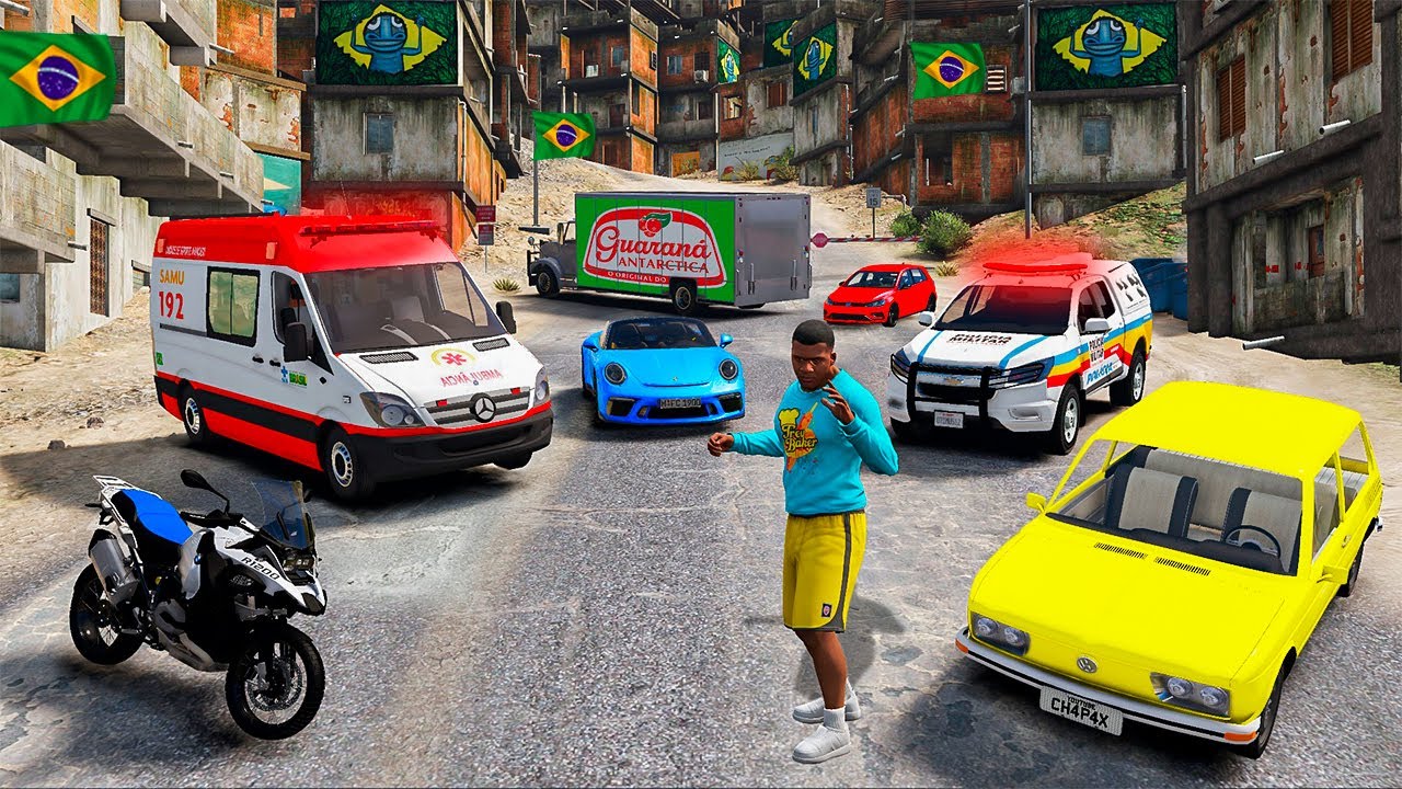 COLECIONANDO VE&Iacute;CULOS SECRETOS DO BRASIL NO GTA 5!