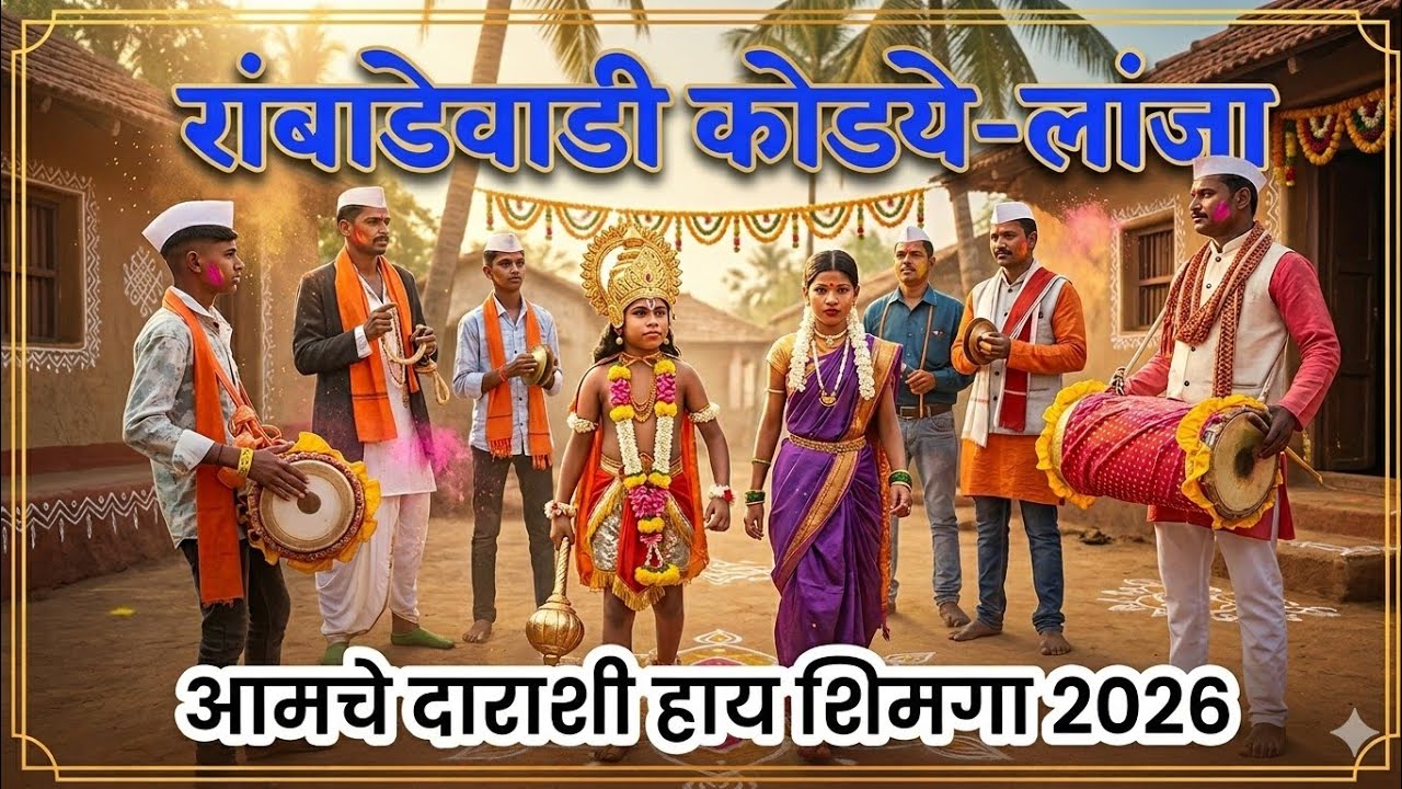 आमचे दाराशी हाय शिमगा २०२६... शिमगोत्सवा निमित्त विविध ठिकाणचे खेळे... रांबाडेवाडी कोंडये लांजा...