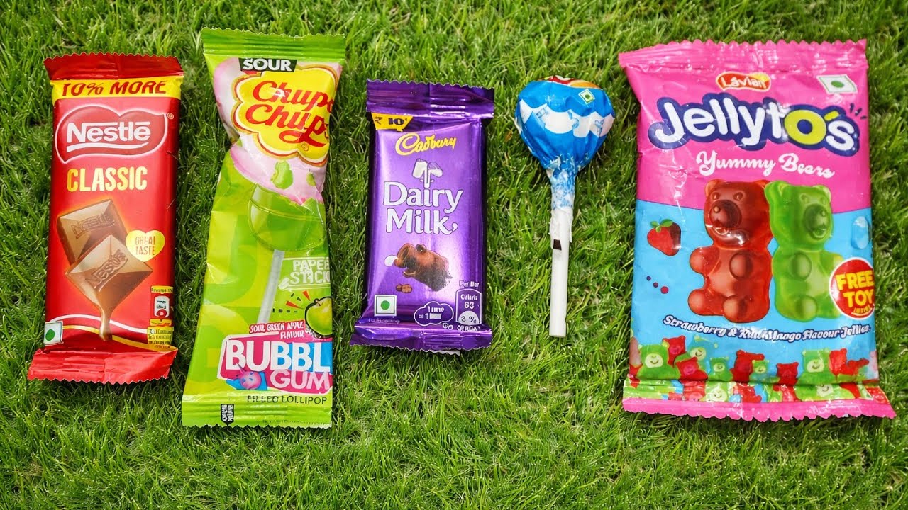 Pure ASMR Candy Packet Crushing & Opening 🍫🍭 | No Talking | Satisfying Wrapper Sounds