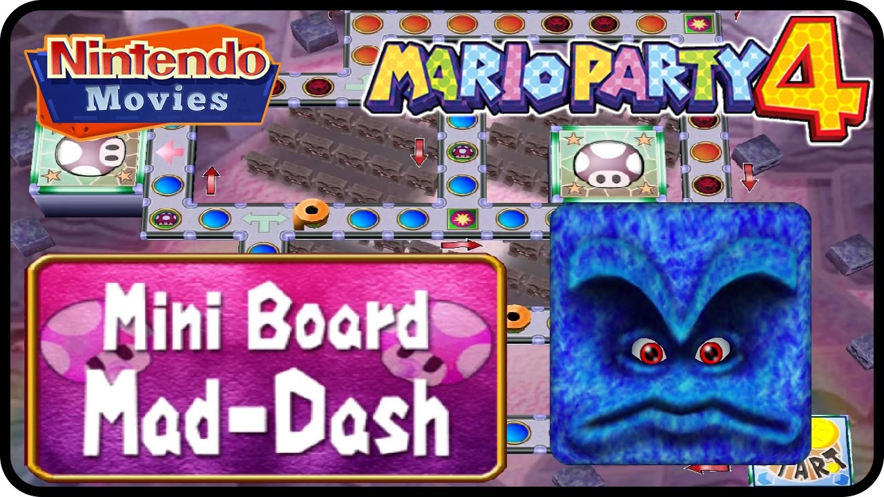 Mario Party 4 - Mini Board Mad-Dash (Multiplayer)