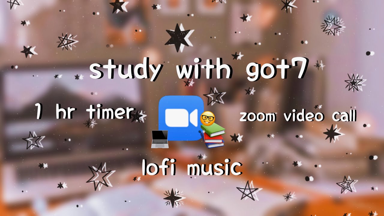 Study with GOT7! 🧠📚💻 Zoom video call