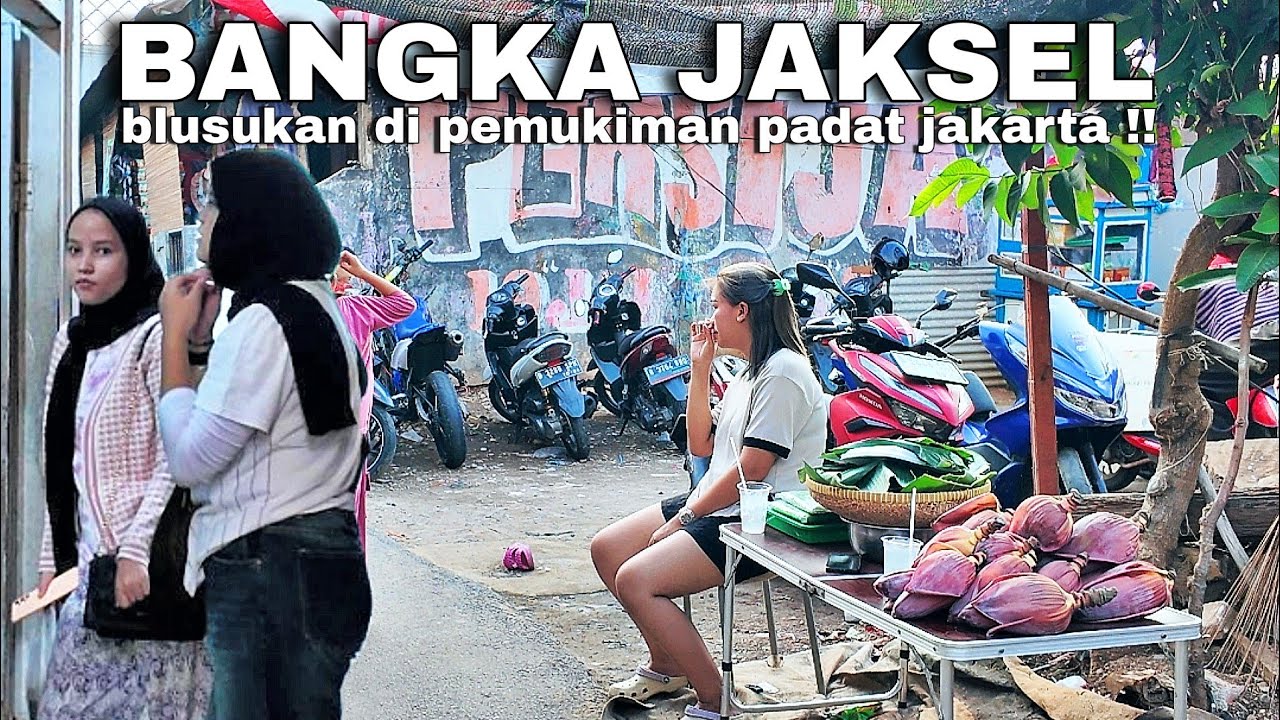 BLUSUKAN DI DALAM GANG SEMPIT PEMUKIMAN PADAT PENDUDUK JAKARTA ! | real life in jakarta