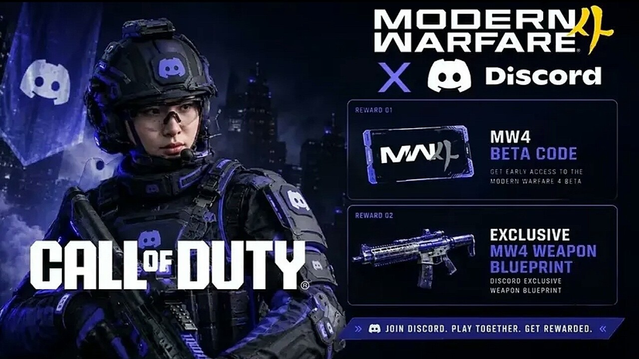 How To Get A Free Modern Warfare 4 Beta Code (Discord Nitro Rewards)