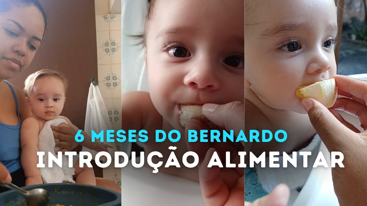 COMEÇANDO A INTRODUÇÃO ALIMENTAR DO BERNARDO