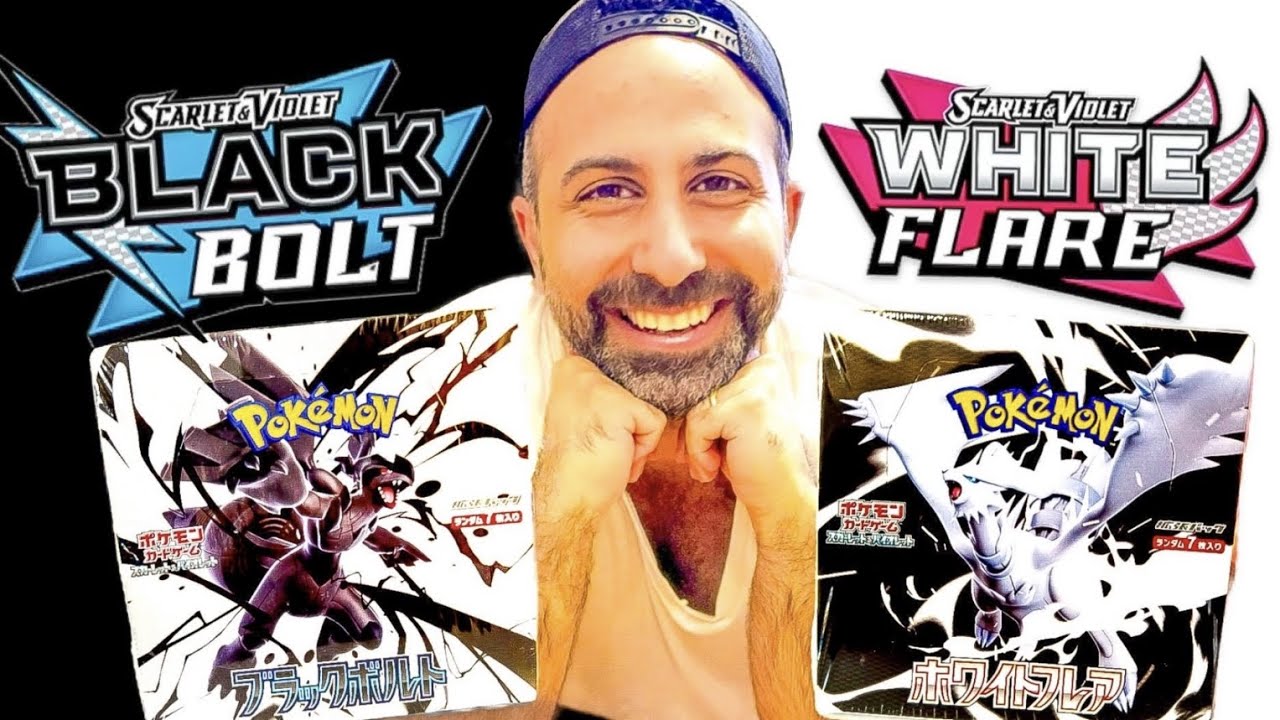 Pokemon BLACK BOLT and WHITE FLARE Japanese Booster Box Opening!