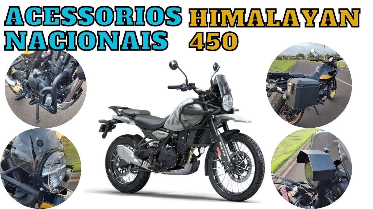 Primeira Himalayan 450 com acessórios nacionais. Motorshopp.  Himalayan 450 mais equipada do Brasil.
