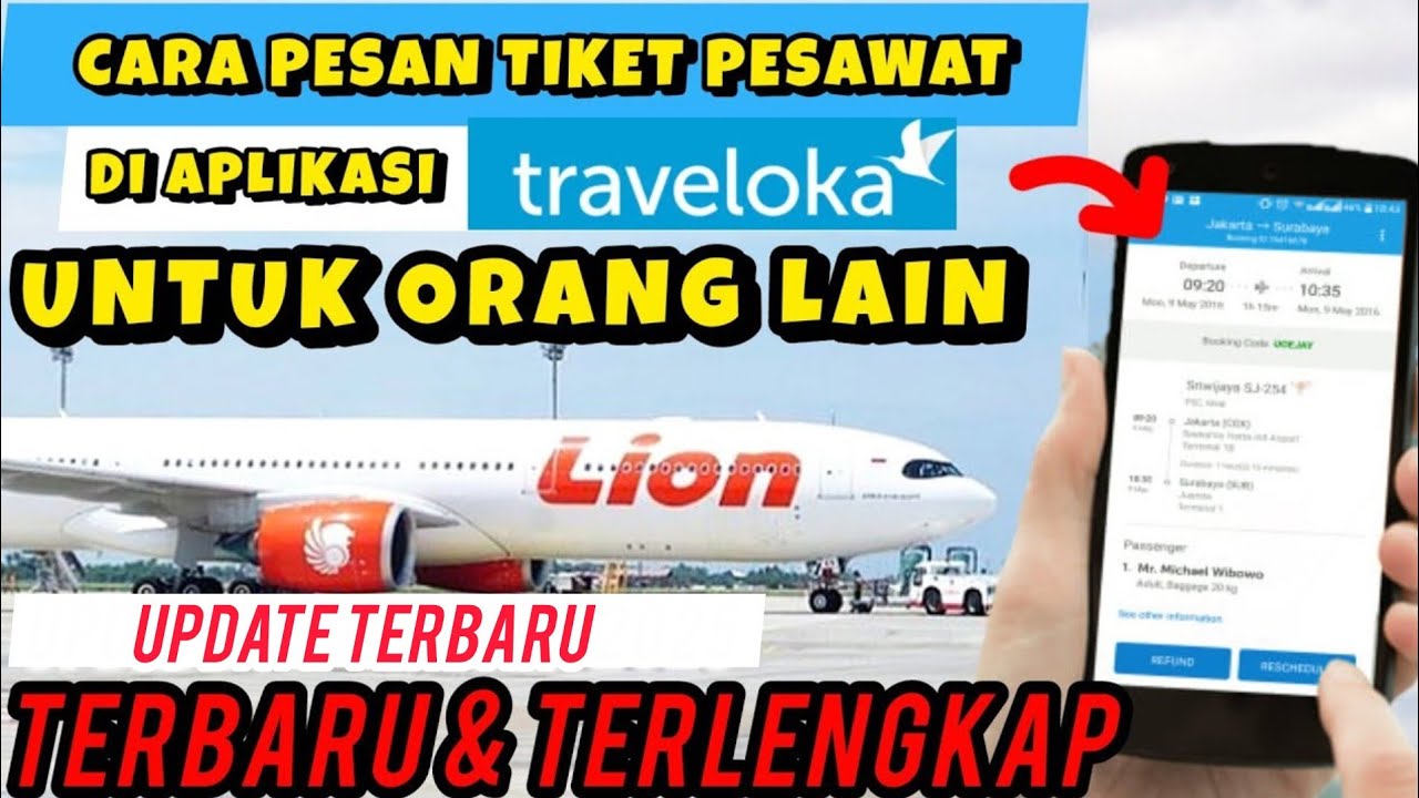 CARA PESAN TIKET PESAWAT DI TRAVELOKA UNTUK ORANG LAIN