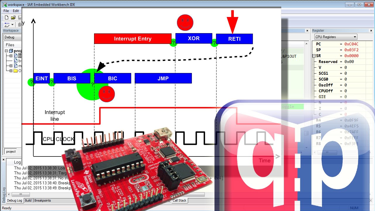 #17 прерывания Часть 2: Как большинство процессоров (например, MSP430) обрабатывают прерывания?