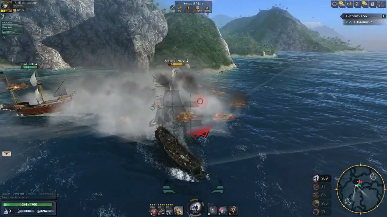 World of Sea Battle Black Prince и еще одна бочка смерти