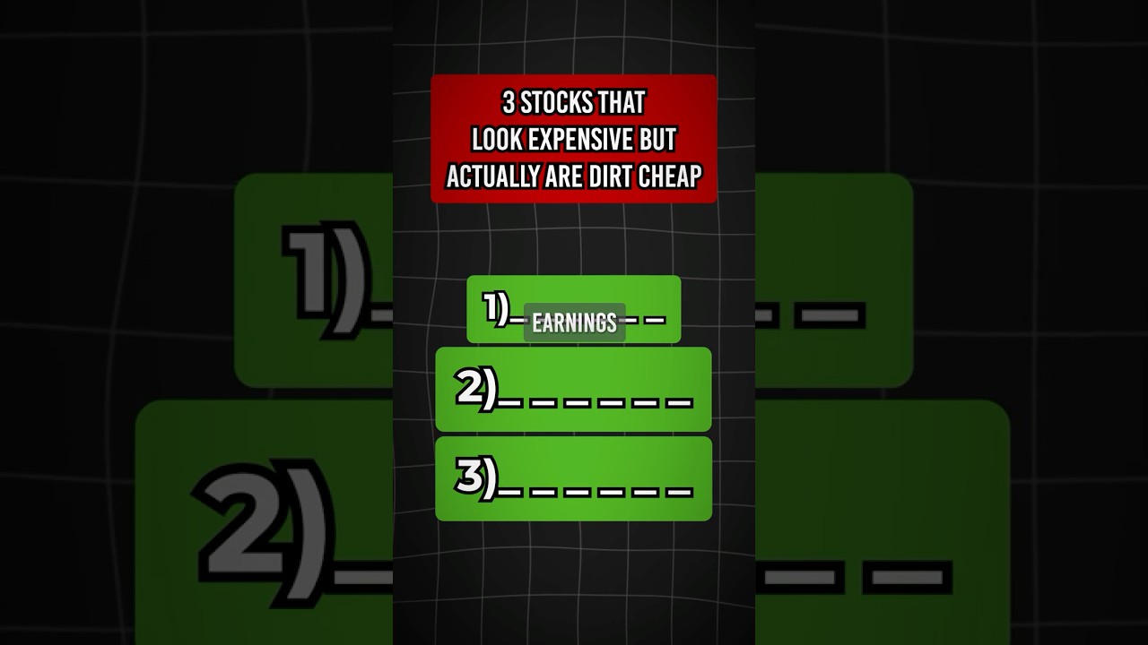 3 невероятно дешевые акции, которые выглядят дорого 