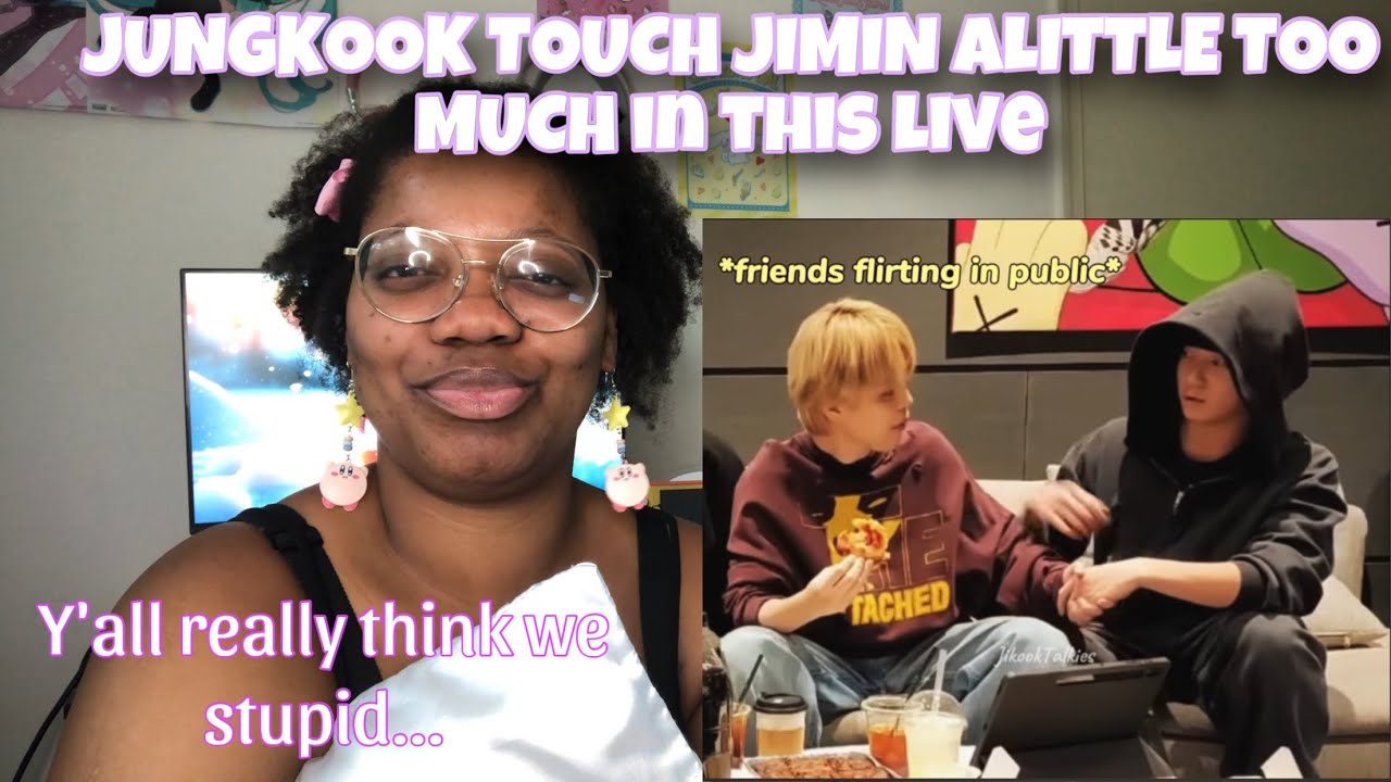 Чонгук не мог перестать трогать Чимина во время BTS Weverse Live РЕАКЦИЯ