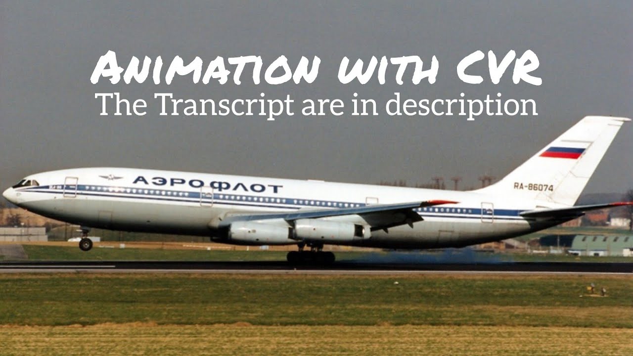 Aeroflot Flight 521 Incident || Animation with CVR. (Subtitles/CC On)