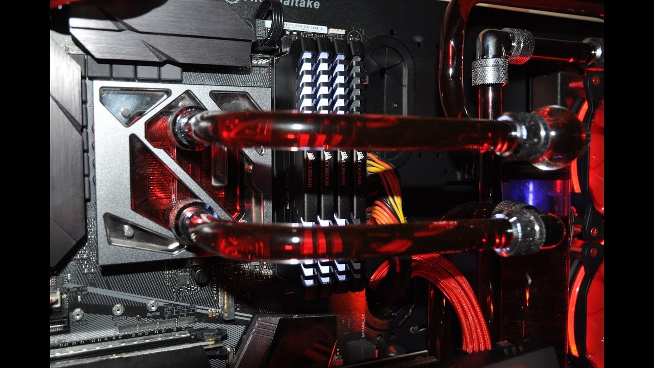 CUSTOM WATER COOLING PC. BYKSKI. / ВОДЯНОЕ ОХЛАЖДЕНИЕ.