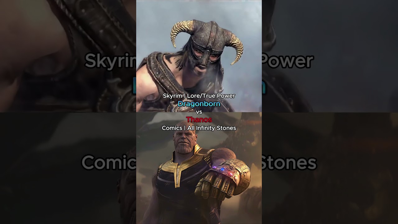 Dragonborn vs Fiction | How Powerful is the Dragonborn? | #shorts #fyp #edit #vsbattles  #marvel #dc