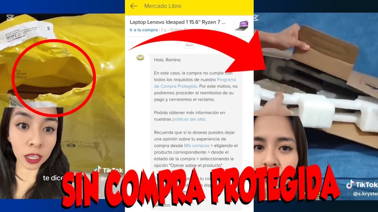 😡⚠️ Mercado Libre CON ESTAFAS y SIN COMPRA PROTEGIDA ❌ Paquete FULL SIN Laptop 💻💥