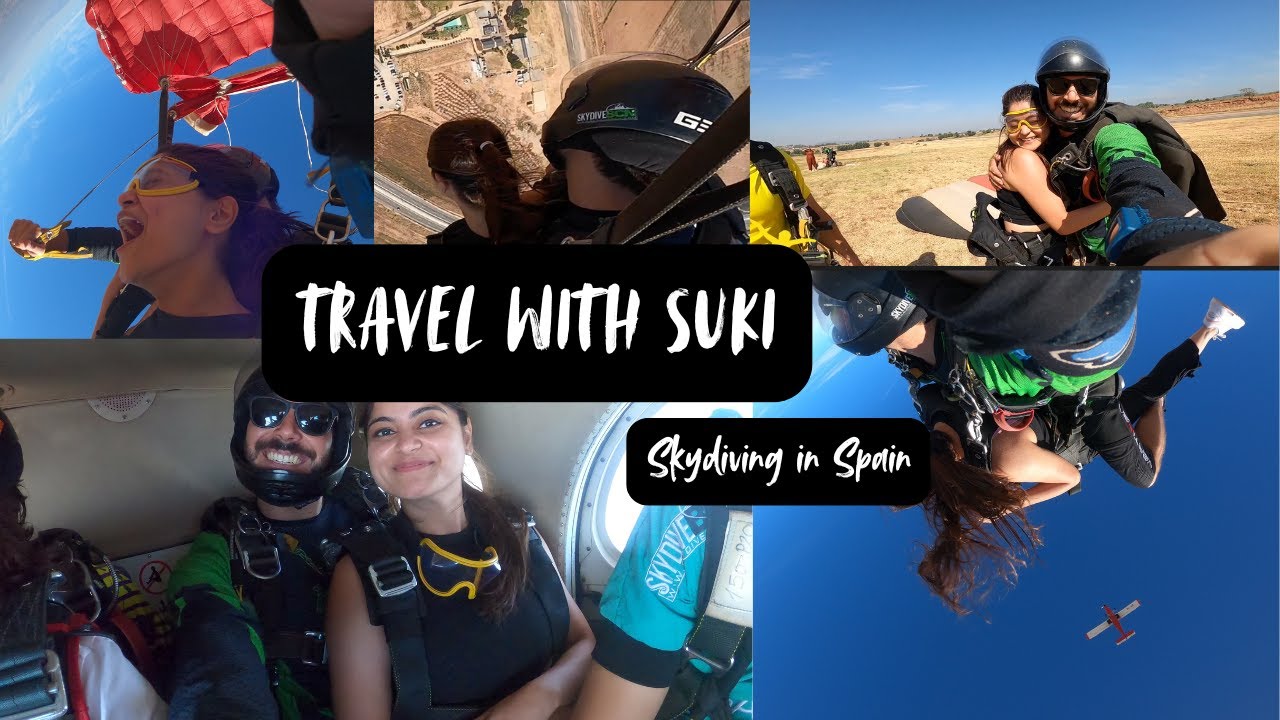 Skydiving in Barcelona | Spain vlog