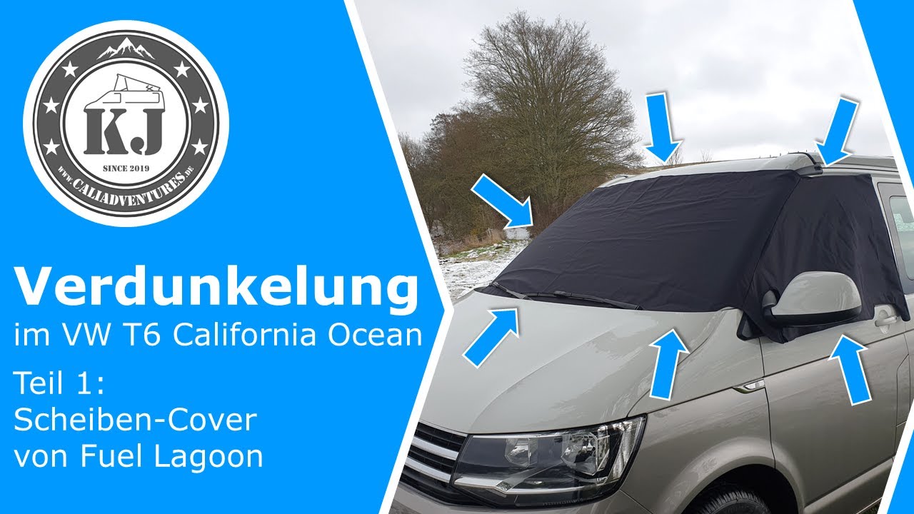 Verdunkelung im VW T6 California Ocean - Teil 1: Scheiben-Cover von Fuel Lagoon