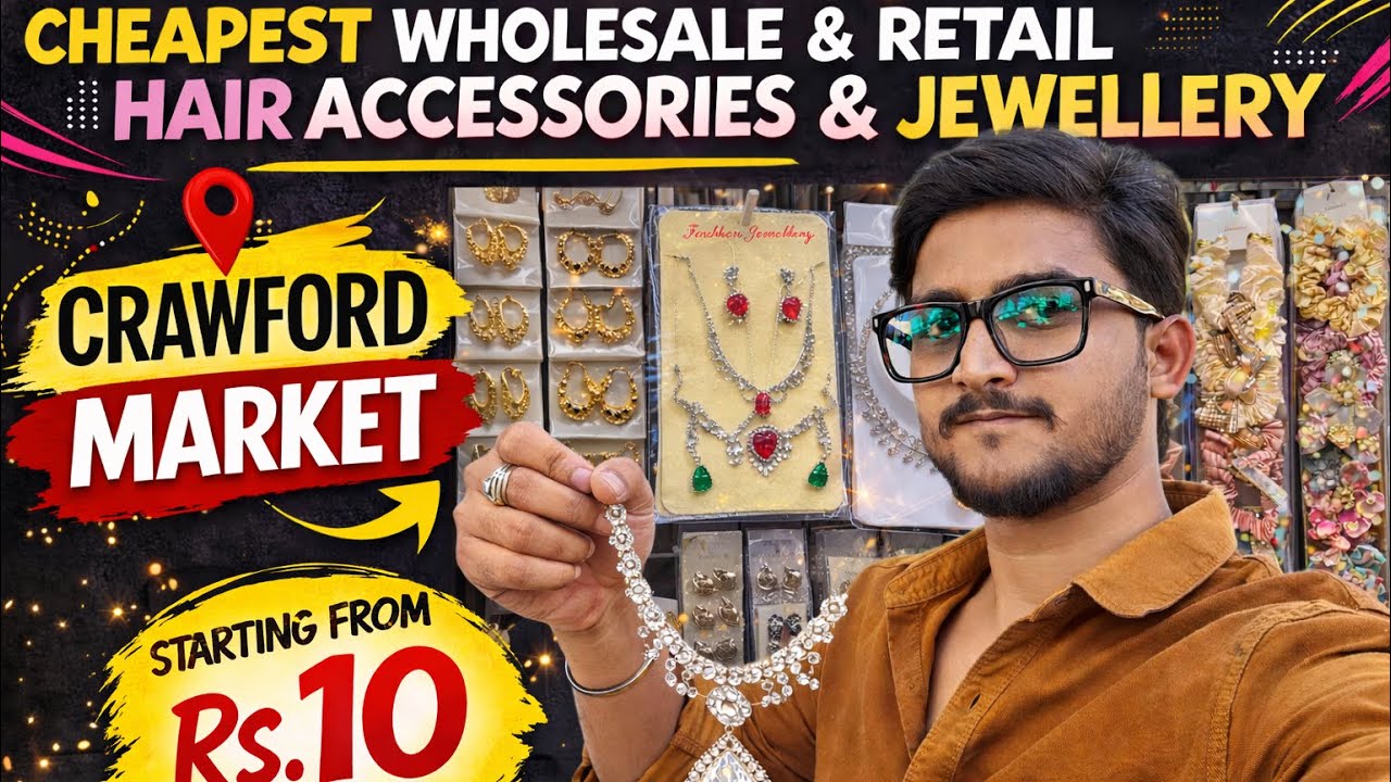 Exploring Mumbai’s Cheapest Wholesale & Retail Market for Hair Accessories & Jewellery | Hidden Gem 