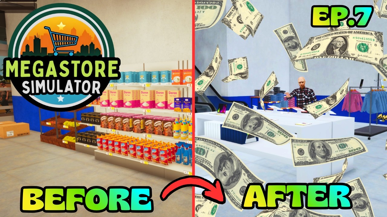 My New Strategy Is Making Money! Megastore Simulator Ep.7