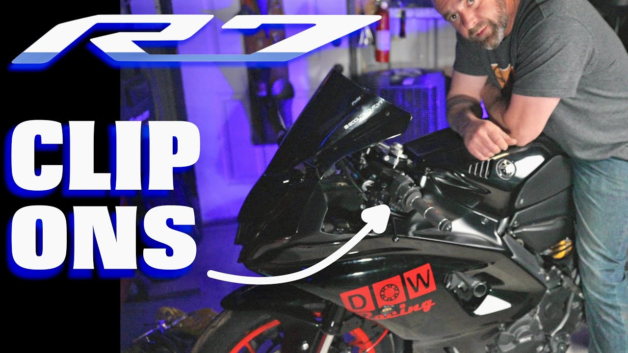 Yamaha R7 clip on install