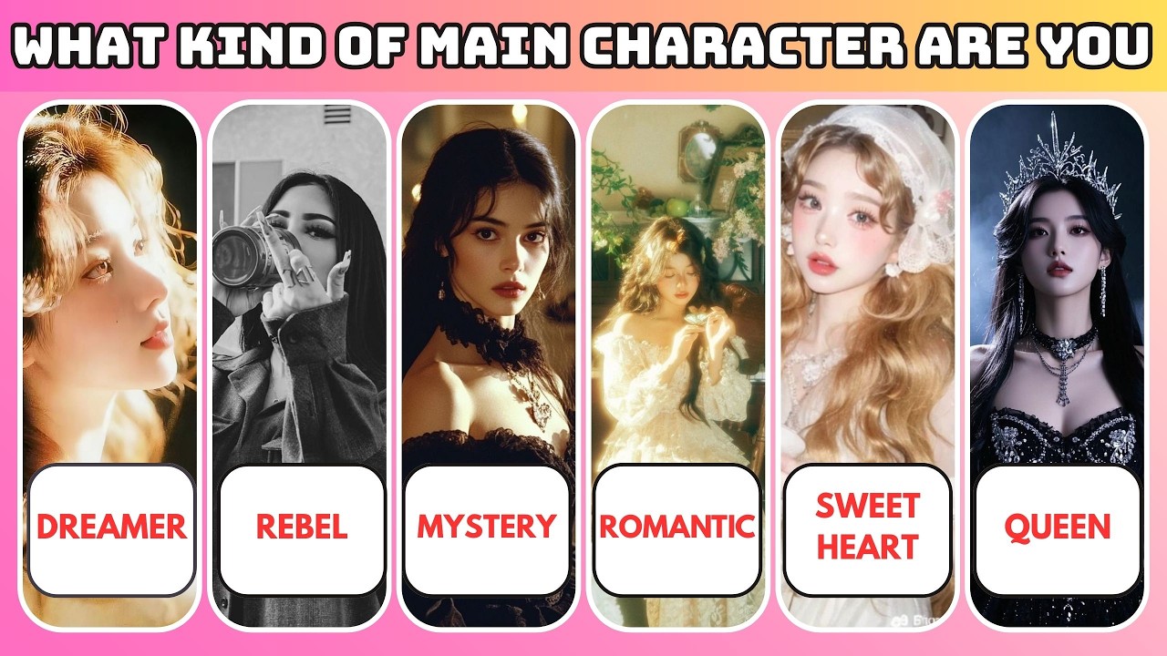 Aesthetic Personality Quiz | What Kind of Main Character Are You?