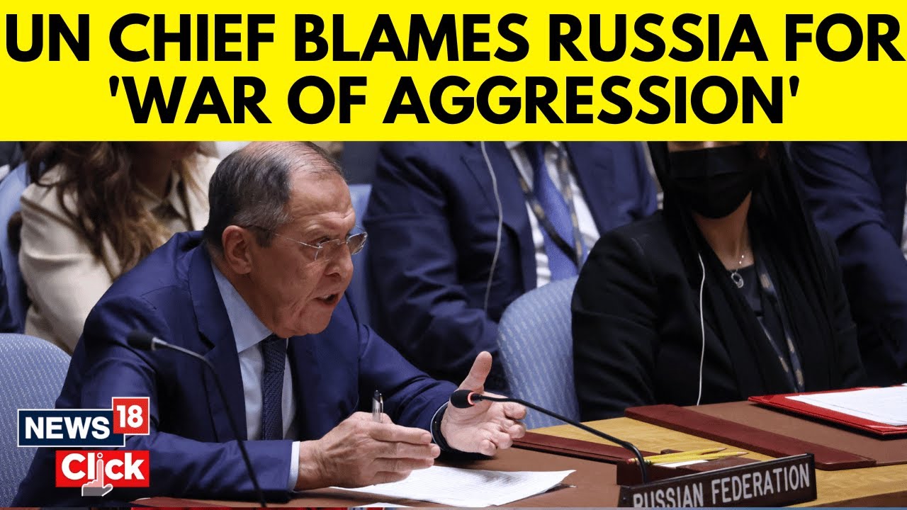 UNSC Meeting | Lavrov | Russia | Lavrov In Confrontation With The UN | News18 Exclusive | News18