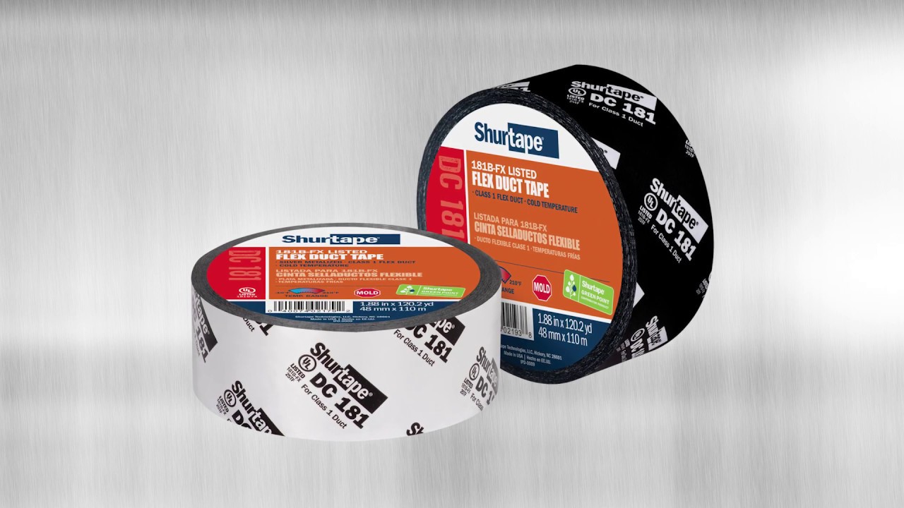 DC 181 UL 181B-FX Listed Film HVAC Tape