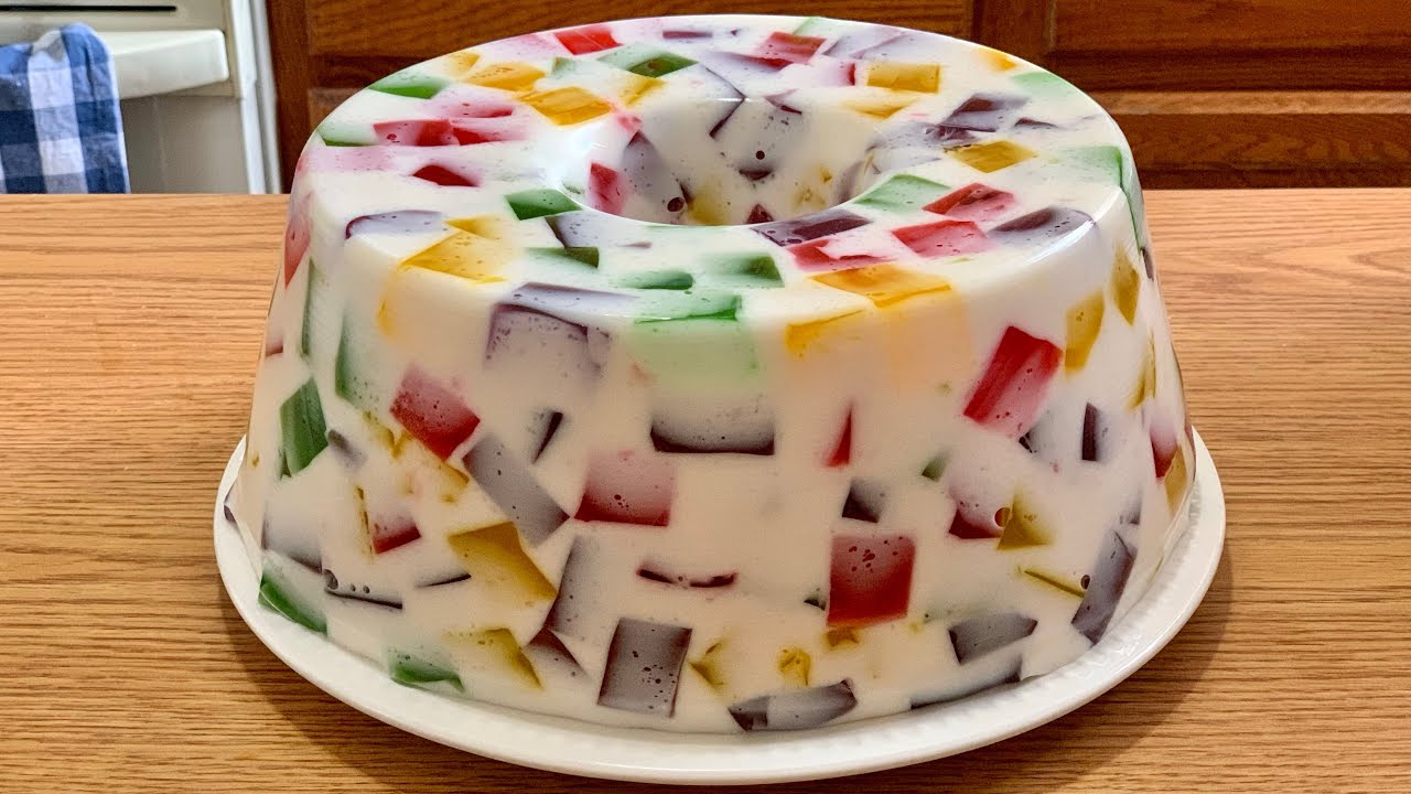 GELATINA DE MOSAICO CON 2 INGREDIENTES RIQUÍSIMA 😋