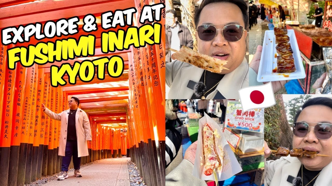 Kyoto part 1: Explore & Eat at Fushimi Inari Shrine! 🇯🇵 | JM BANQUICIO