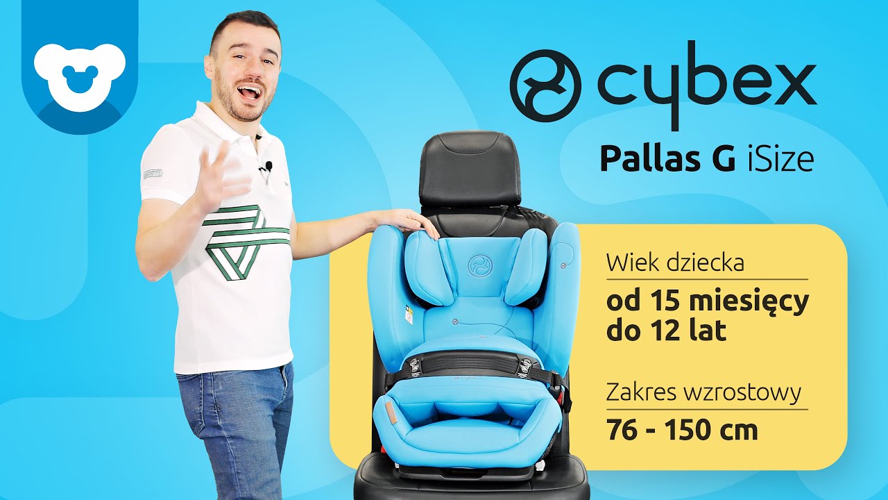 Cybex Pallas G iSize - recenzja fotelika samochodowego dla dziecka od 15 miesięcy do 12 lat