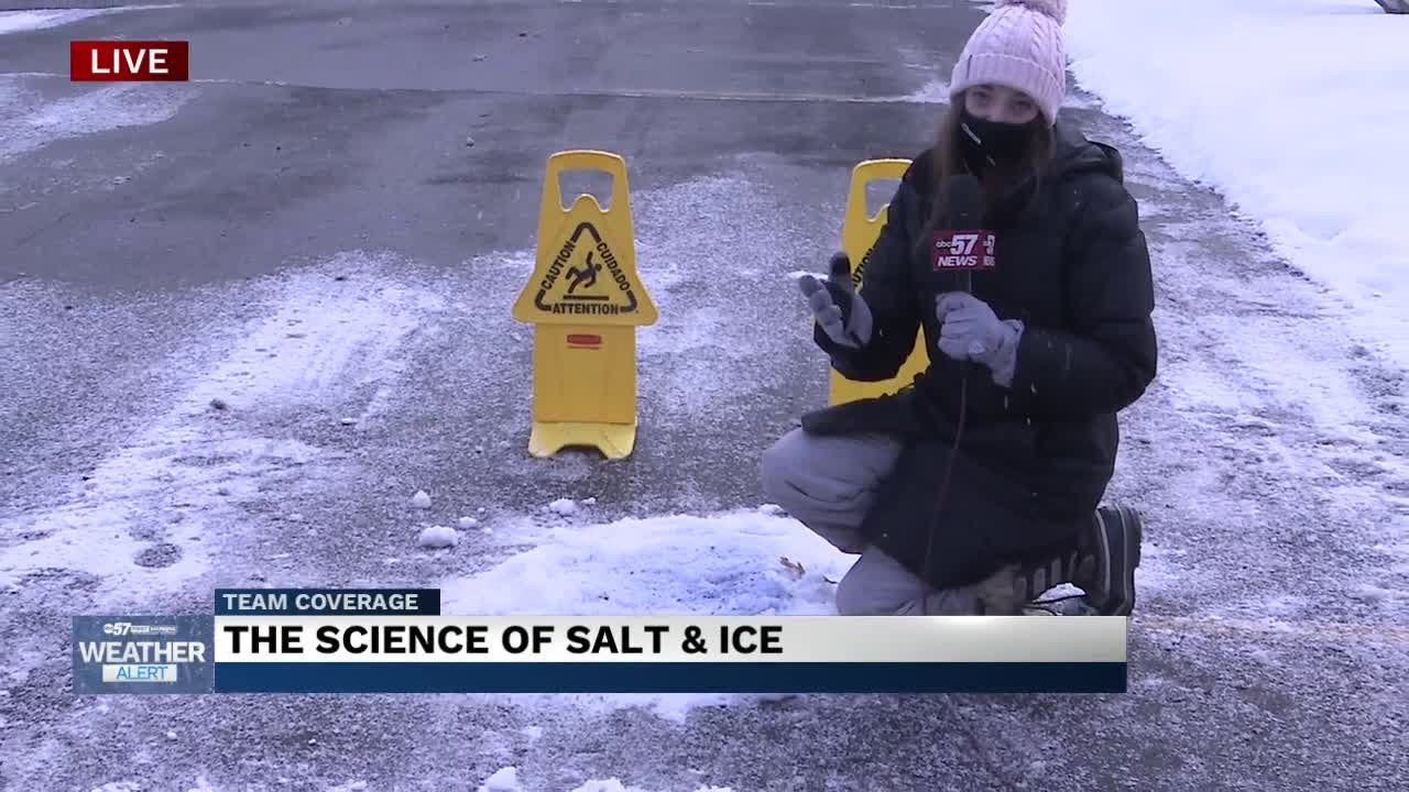 The science behind salt and ice