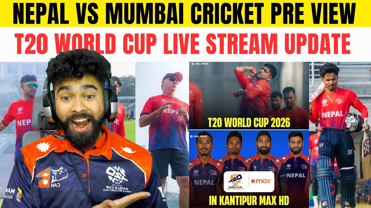NEPAL VS  MCA 2ND MATCH ! WC KO LIVE KA HUNXA ?