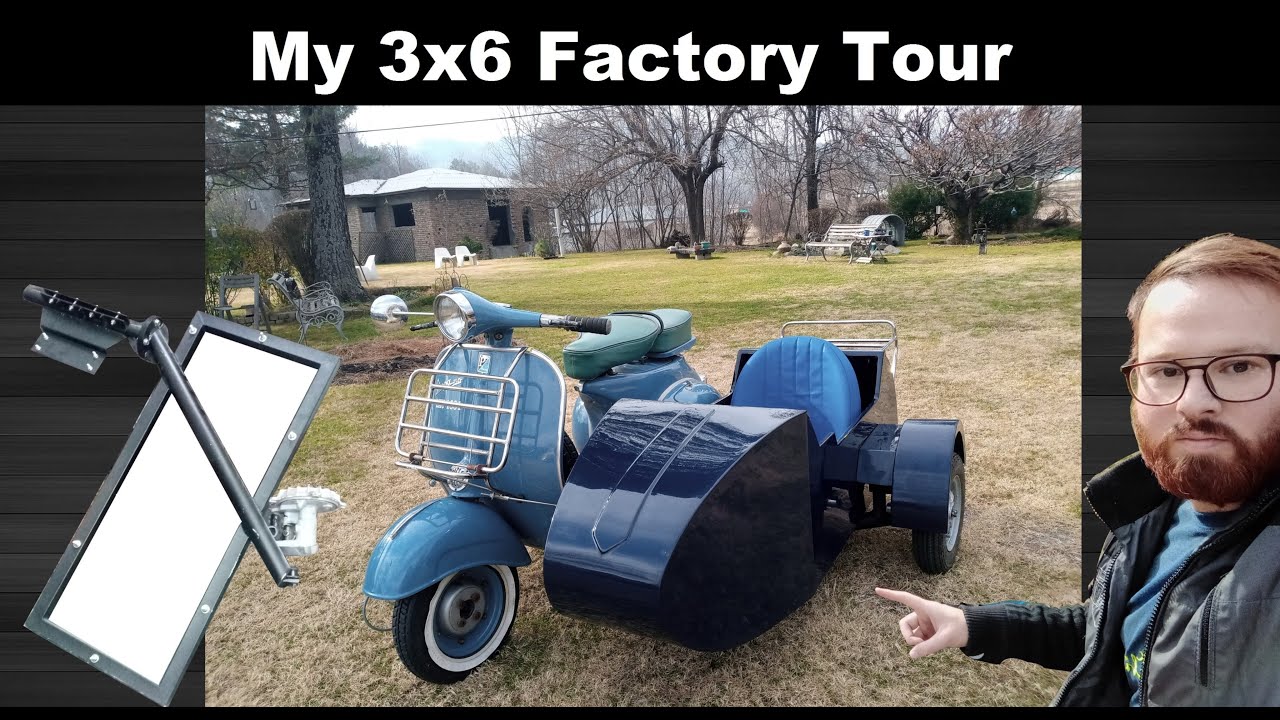 Vespa sidecar | How to build chassis in workshop with measurements | complete  Manufacturing process
