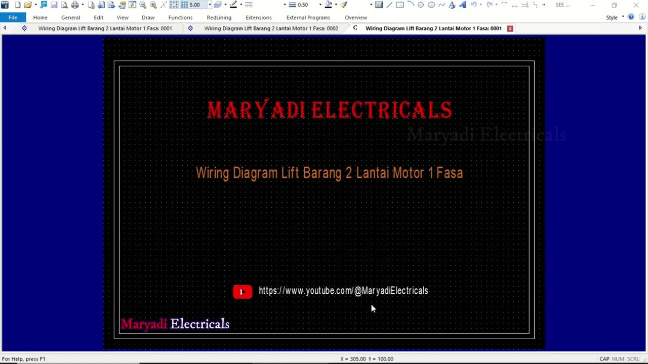 Wiring Diagram Lift Barang 2 Lantai  Motor 1 Fasa