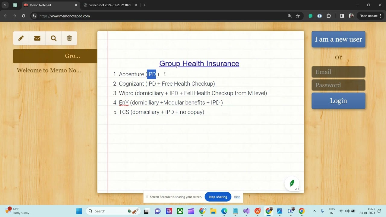 Corporate Health Insurance | TCS HIS | Employee OPD Health Benefit | HIS Claim