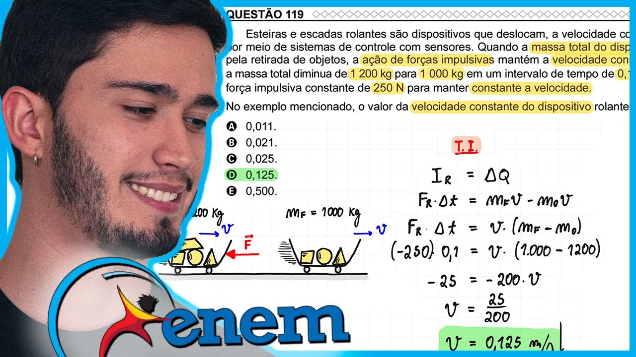 ENEM 2022 PPL - Esteiras e escadas rolantes s&atilde;o dispositivos que deslocam, a velocidade constante, o