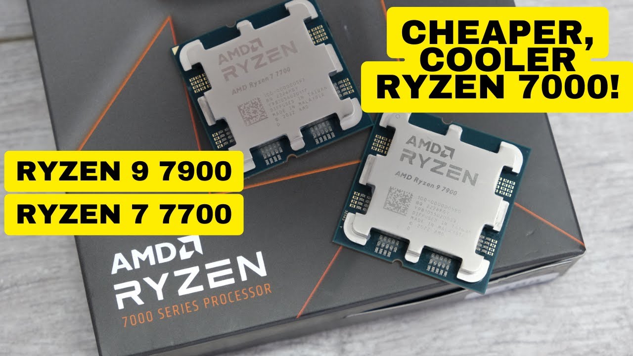 AMD Ryzen 9 7900 and Ryzen 7 7700 review: CHEAPER, COOLER,  BETTER?