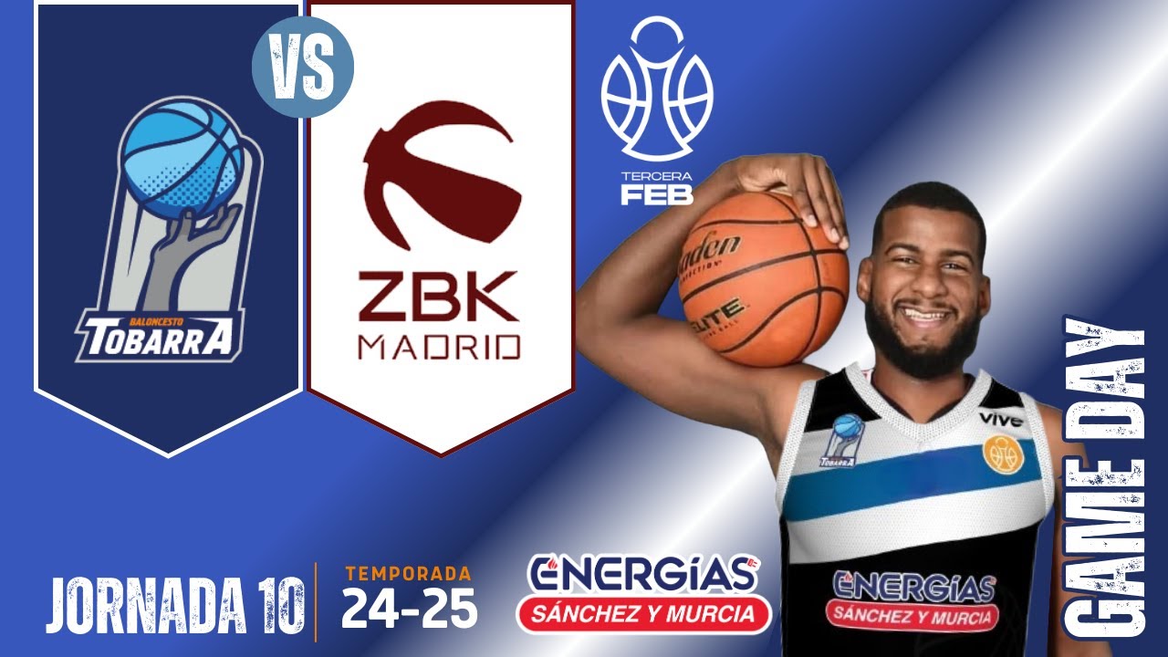 TOBARRA CB vs CB ZENTRO BASKET (J10) -  TERCERA FEB 24-25