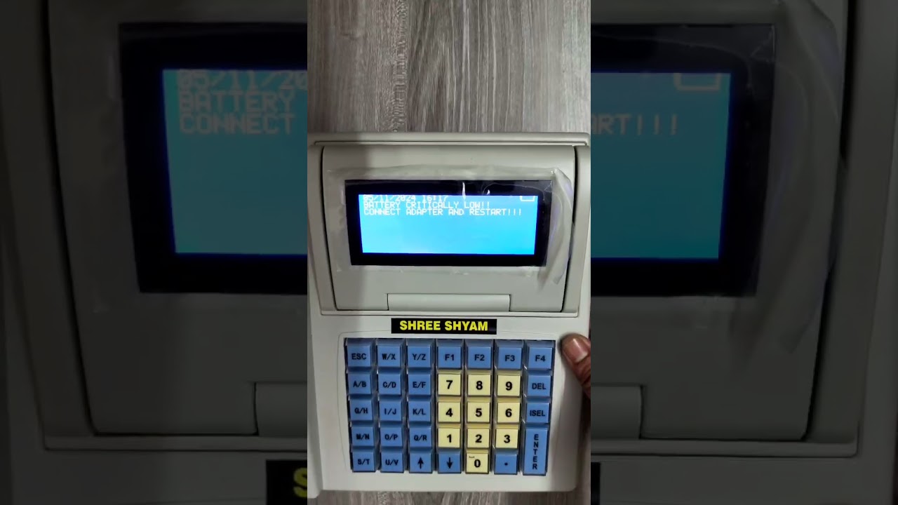 Table Top Fast Billing Machine by Shree Shyam Handheld 