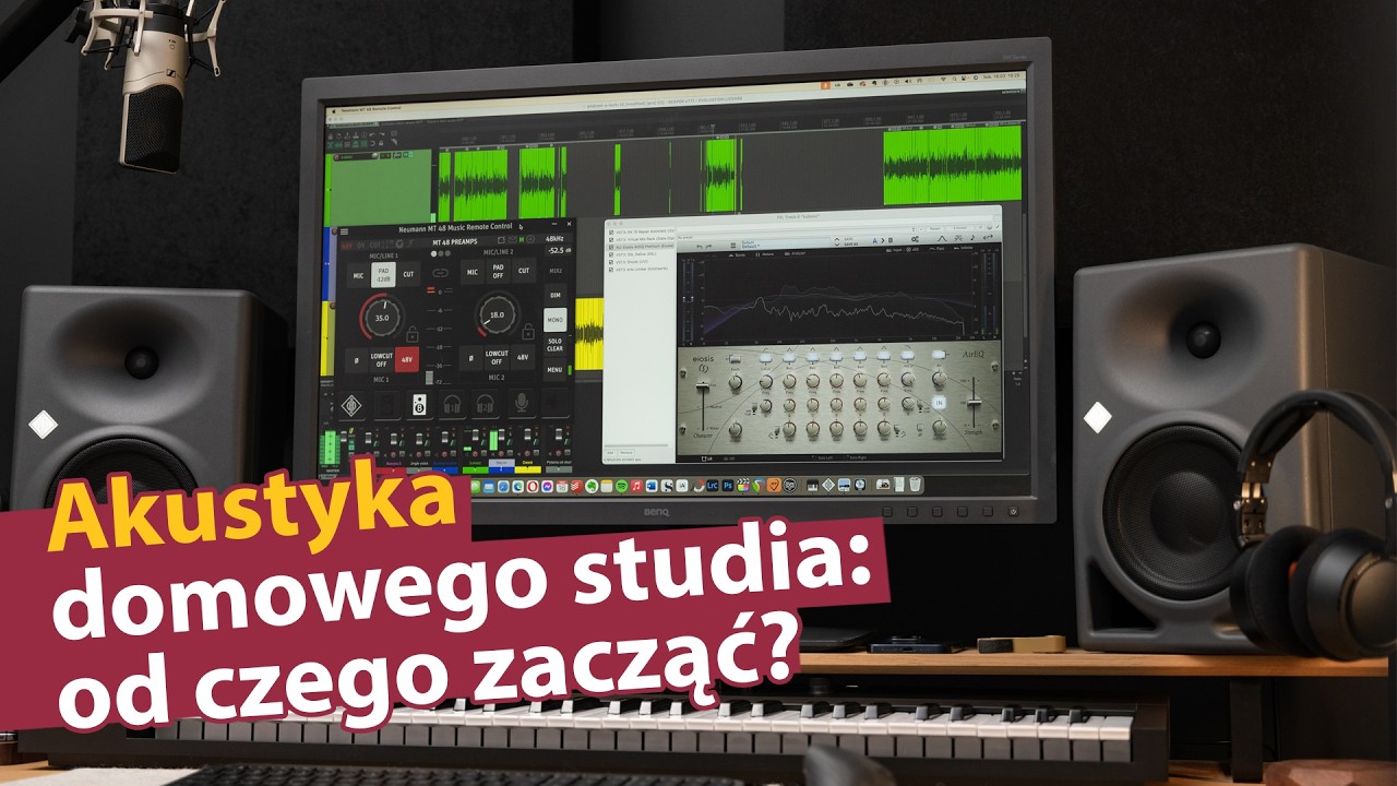 Akustyka domowego studia &ndash; od czego zacząć? | Absorbery, bass trapy i adaptacja akustyczna