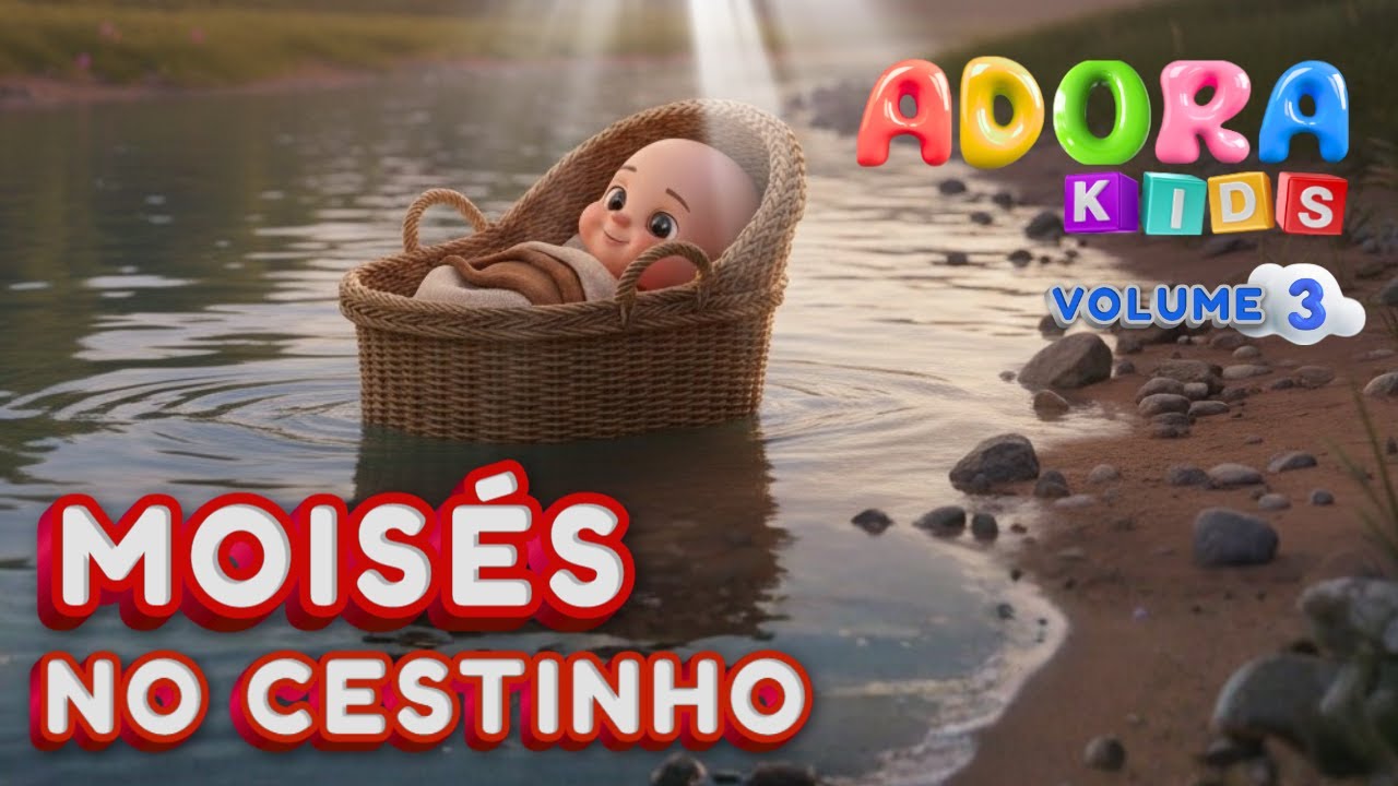 Moisés No Cestinho | Música Infantil Bíblica | Adora Kids